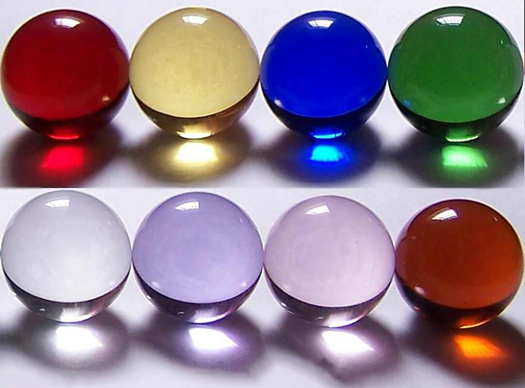 Glass Bead Round Combined Glass Beads Multicolor Transparent DIY Toys Decor 30mm