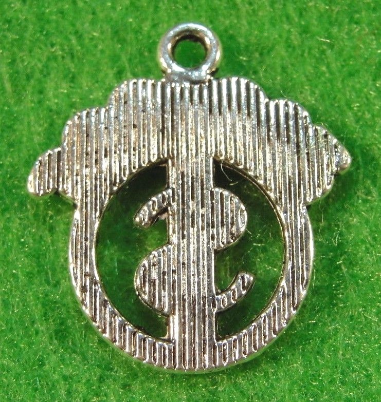 10Pcs. Tibetan Silver JACKPOT $$$$ Charms Pendants Earring Drops PV24