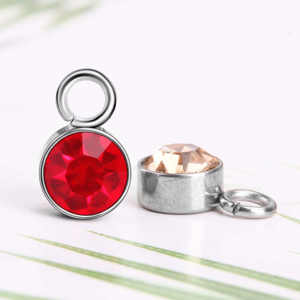 12 Pcs Little Birthstones People December Earrings Charms Bulk Birthday