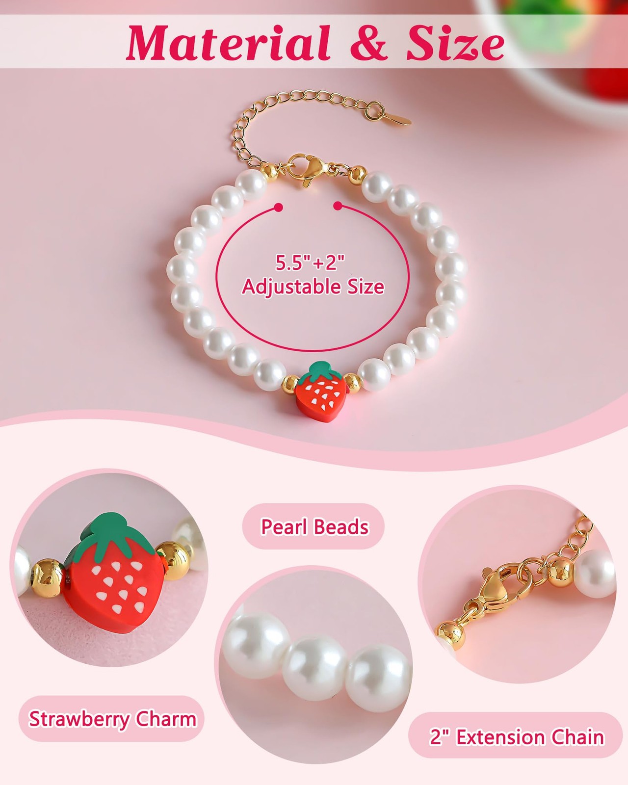 Berry First Birthday Decor for Girls, 1st Sweet One 1 Year Old Girl Gifts Strawb