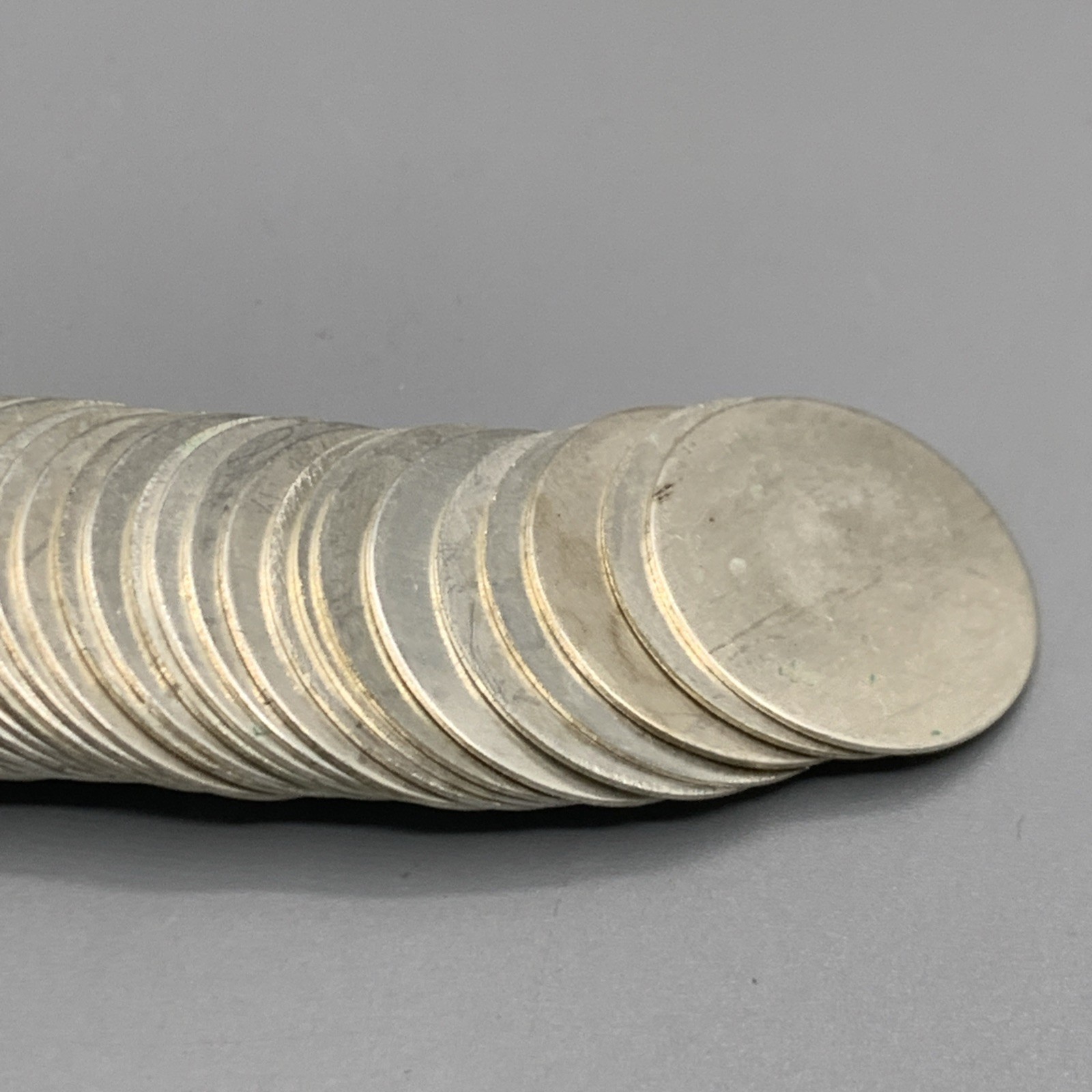 50 Pack .75” Solid Sterling Silver .925 discs. 28 Gauge, Weighs ~72g To 75g/pack