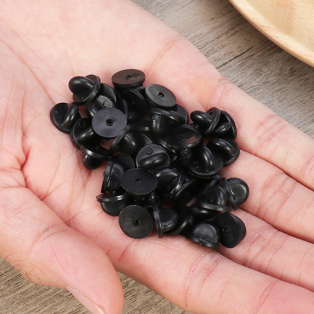 250Pcs Metal Pin Caps for Pin Clutch Backs Replacement Portable and Easy to Use