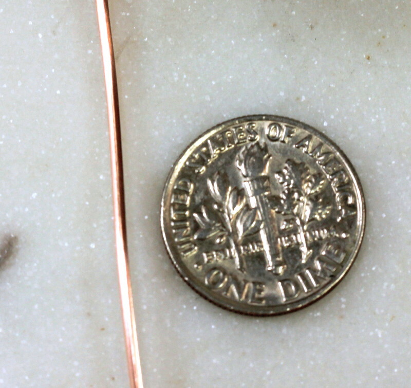 Copper Wire, HALF ROUND, 16 Gauge, Dead Soft, Copper Jewelry Wire, 20 Feet, 23
