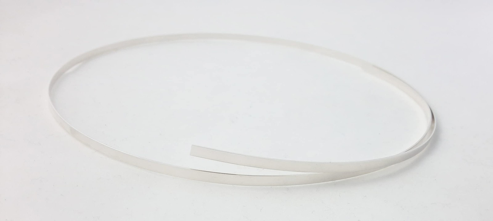 Bezel Strip Wire 925 Sterling Silver 1 Foot 1/8″ 28 Gauge 3.18 x 0.51mm