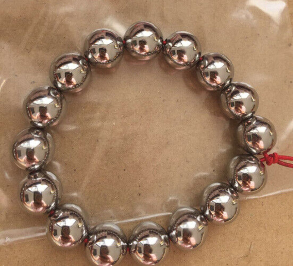 TA2 Titanium Bead Beads Ball with 2mm hole For DIY Bracelet Necklace Buddha Bead