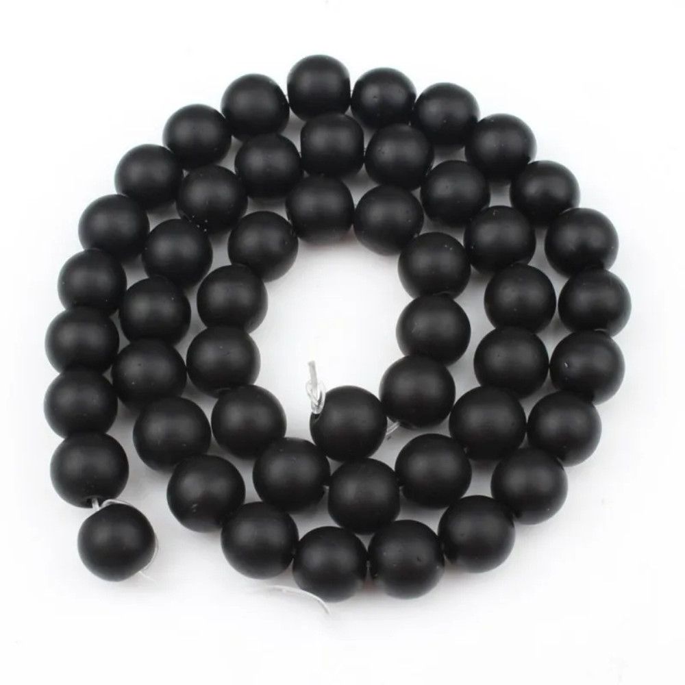 Natural Gemstone Round Spacer Loose Beads for Jewelry Making DIY 4mm-12mm