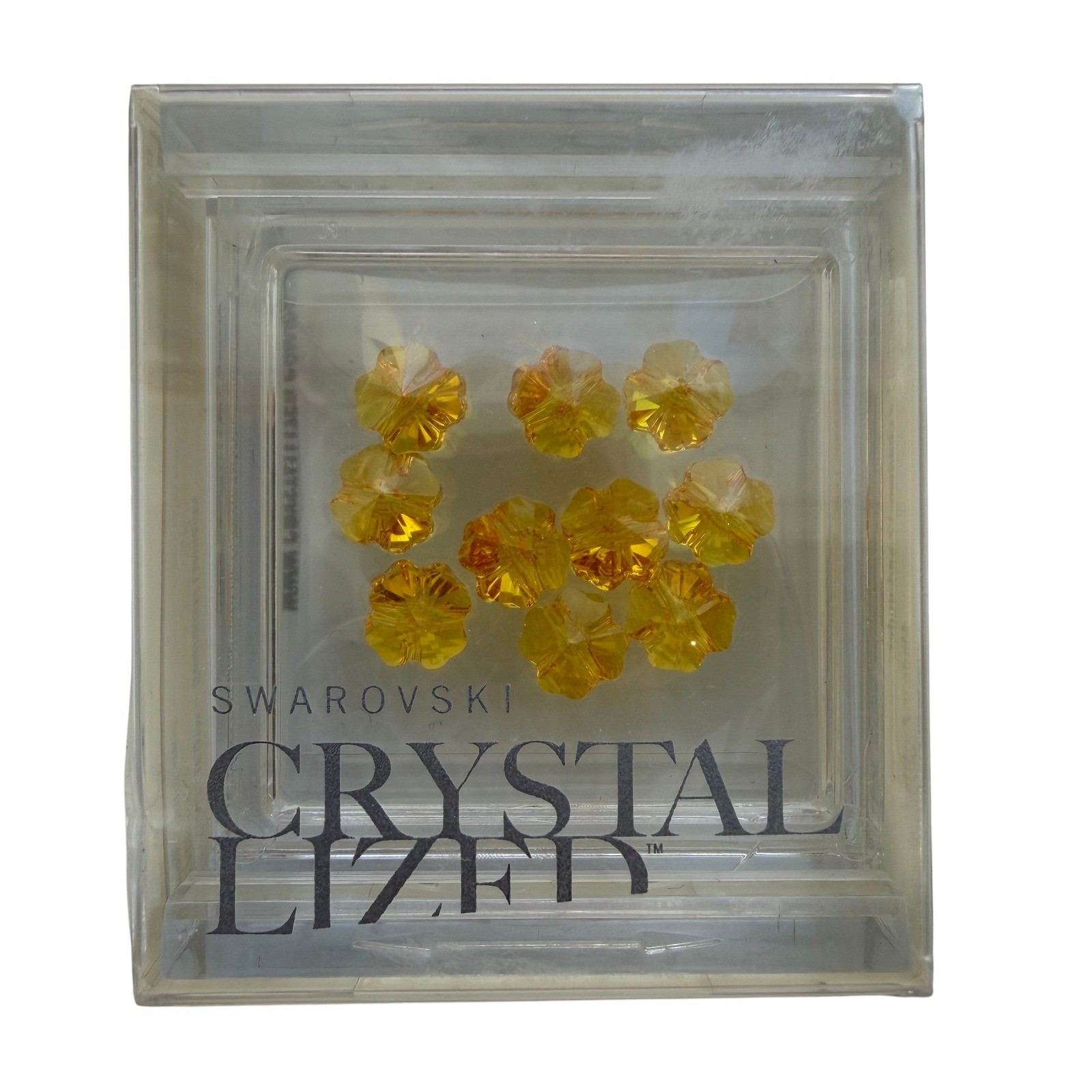 Swarovski Crystallized Elements Flower Beads 5752 Sunflower 8mm 10pcs Austria