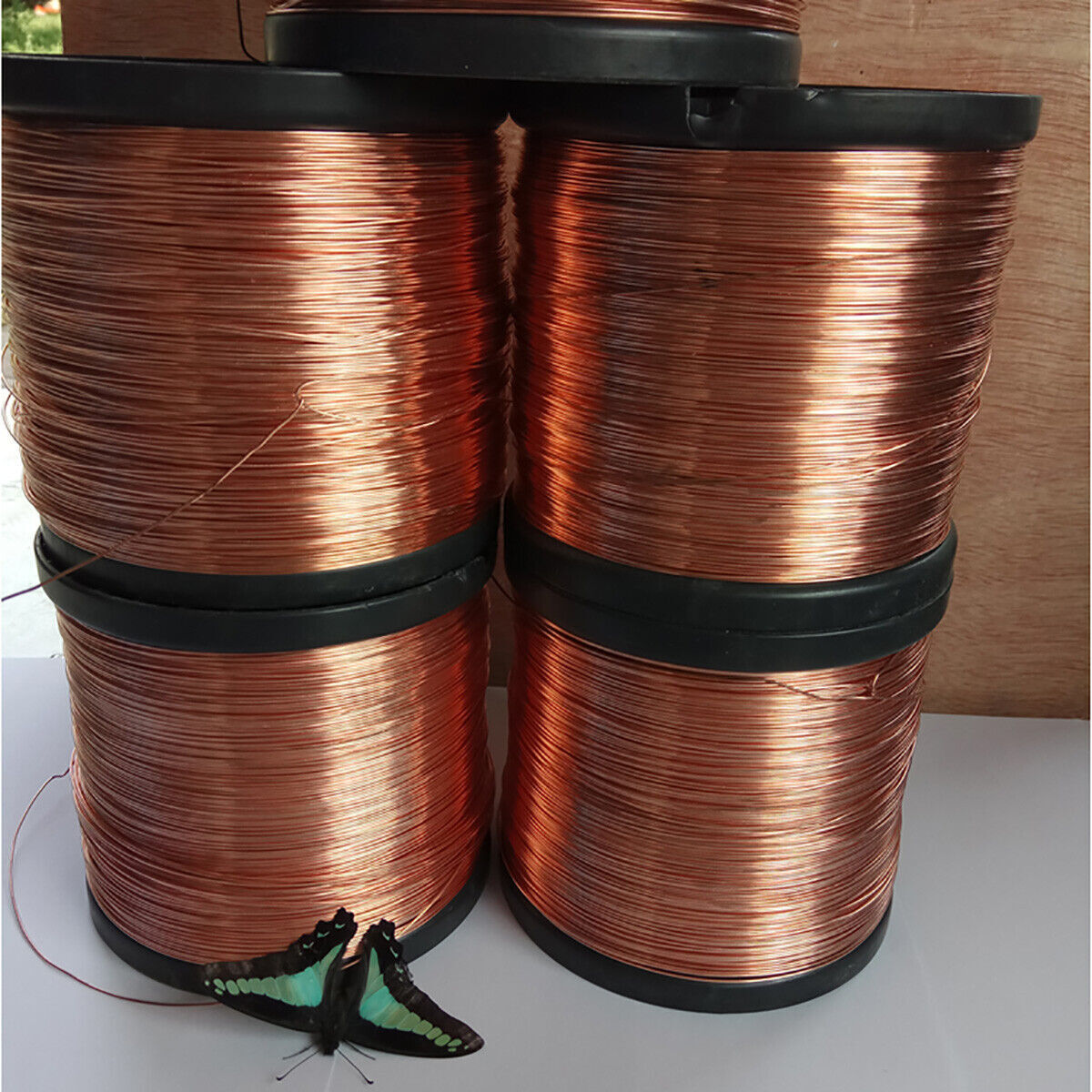0.1mm 0.15mm 0.16mm 0.2mm 0.25mm 0.3mm – 6mm 250g X Round Copper Wire Solid Bare