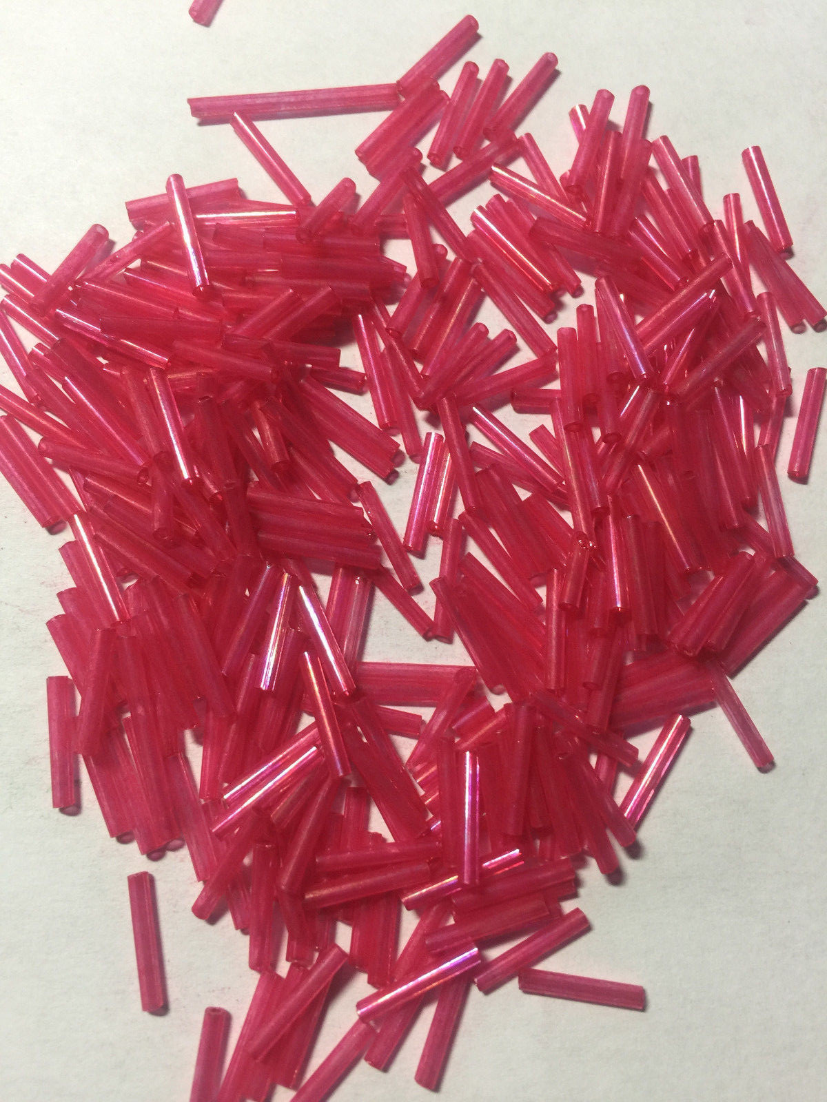Size 5 Bugle Beads 12mm 35 Grams
