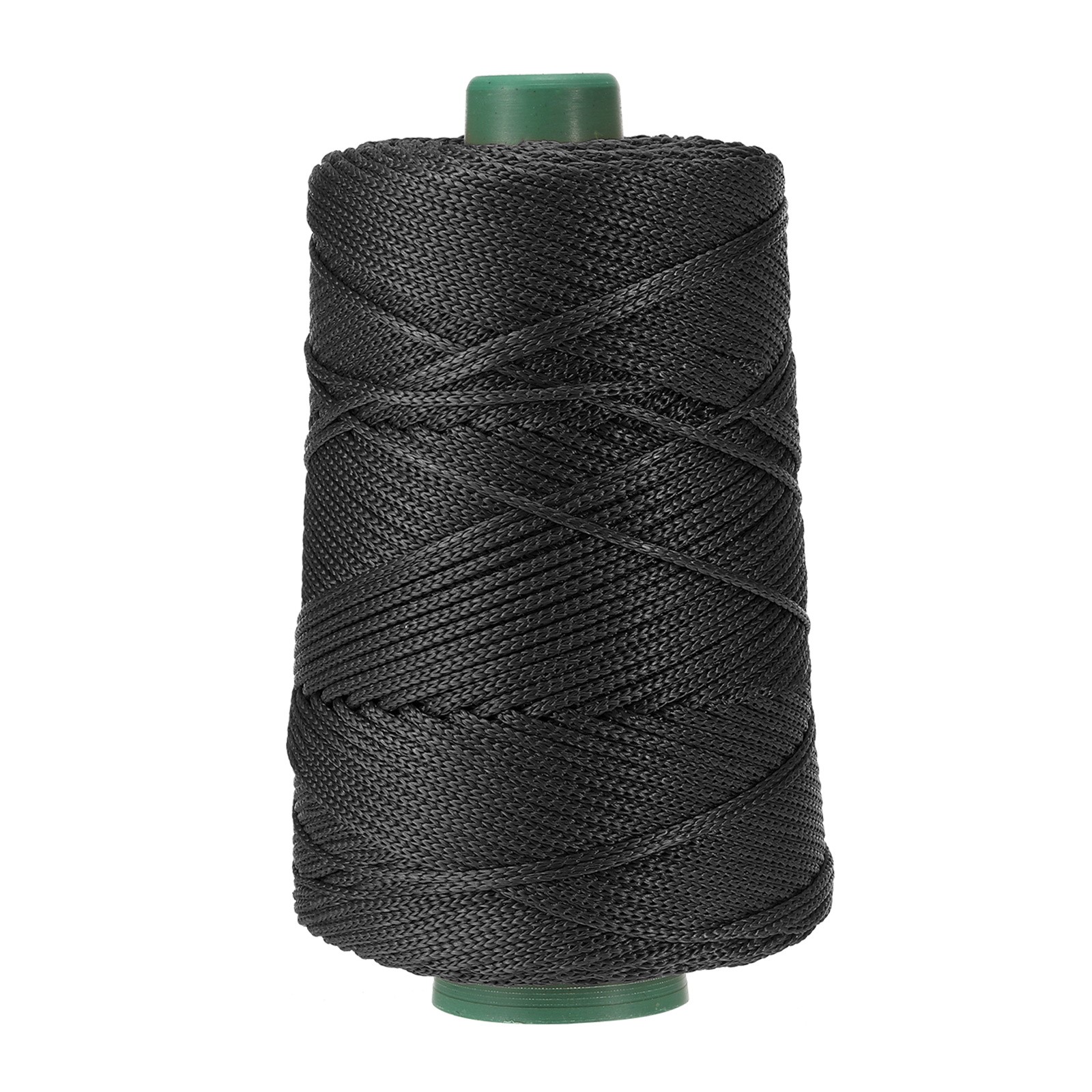 Polyester Macrame Cord, 3mm x 219 Yards Macrame Cords – (Black)