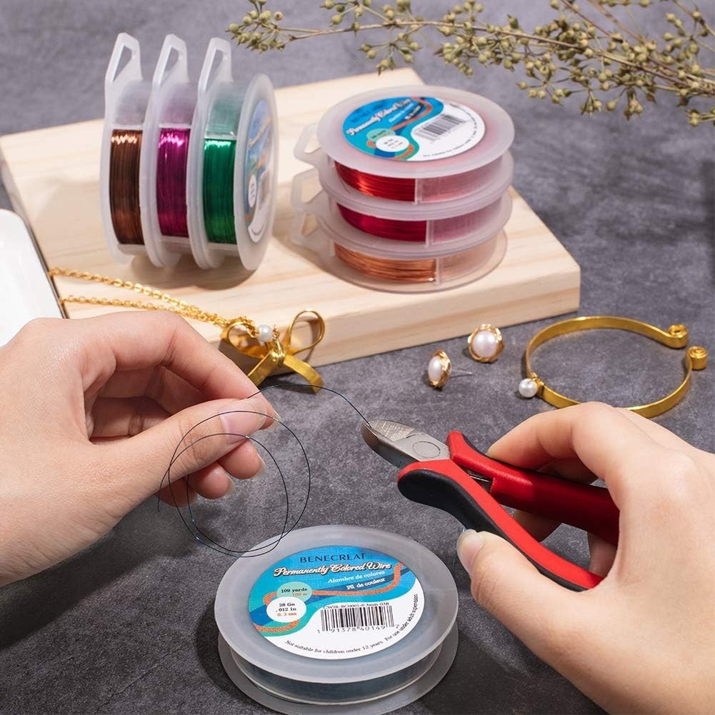 Green Copper Wire Roll 328ft – Jewelry Making Crafts