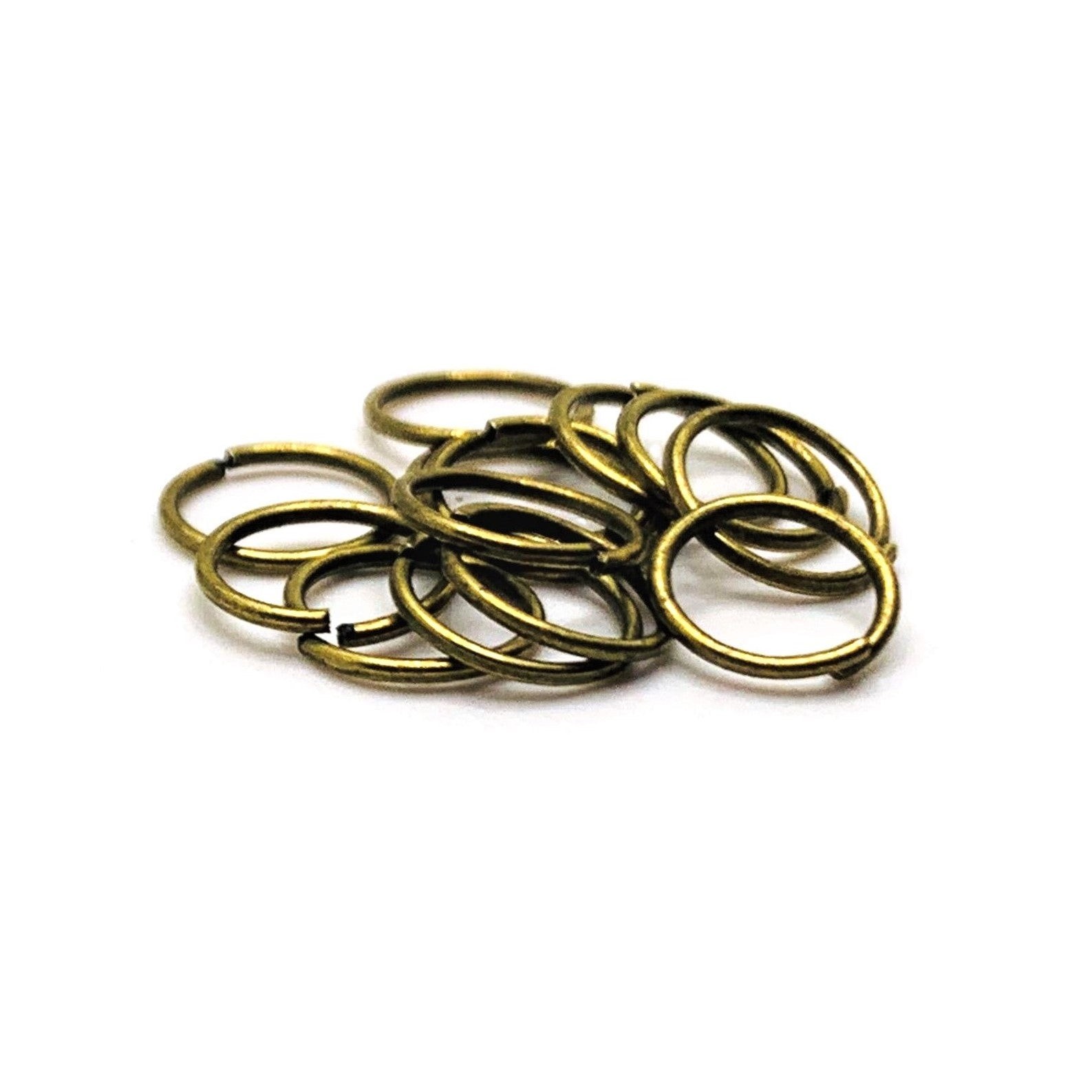 8mm, 20g Bronze Plated Open Jump Rings – US Seller