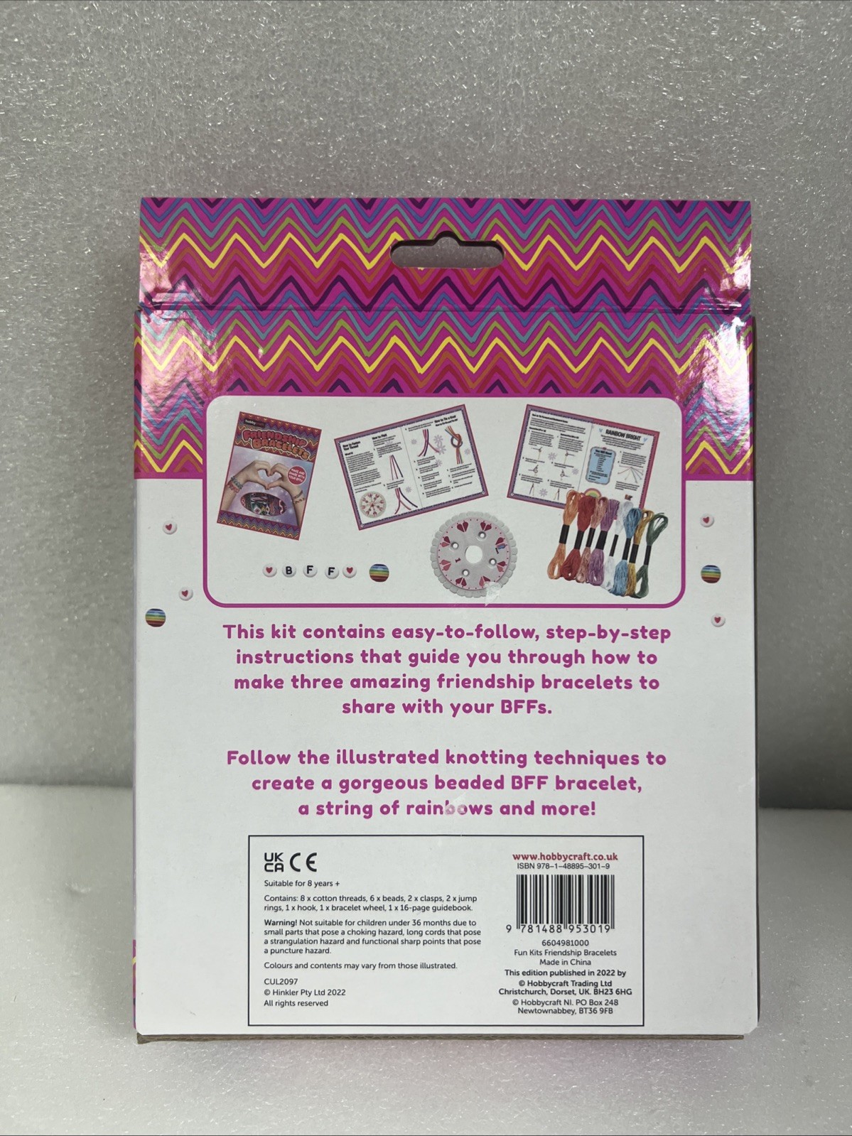 Friendship Bracelet HOBBYCRAFT Making Kit New Easy To Use