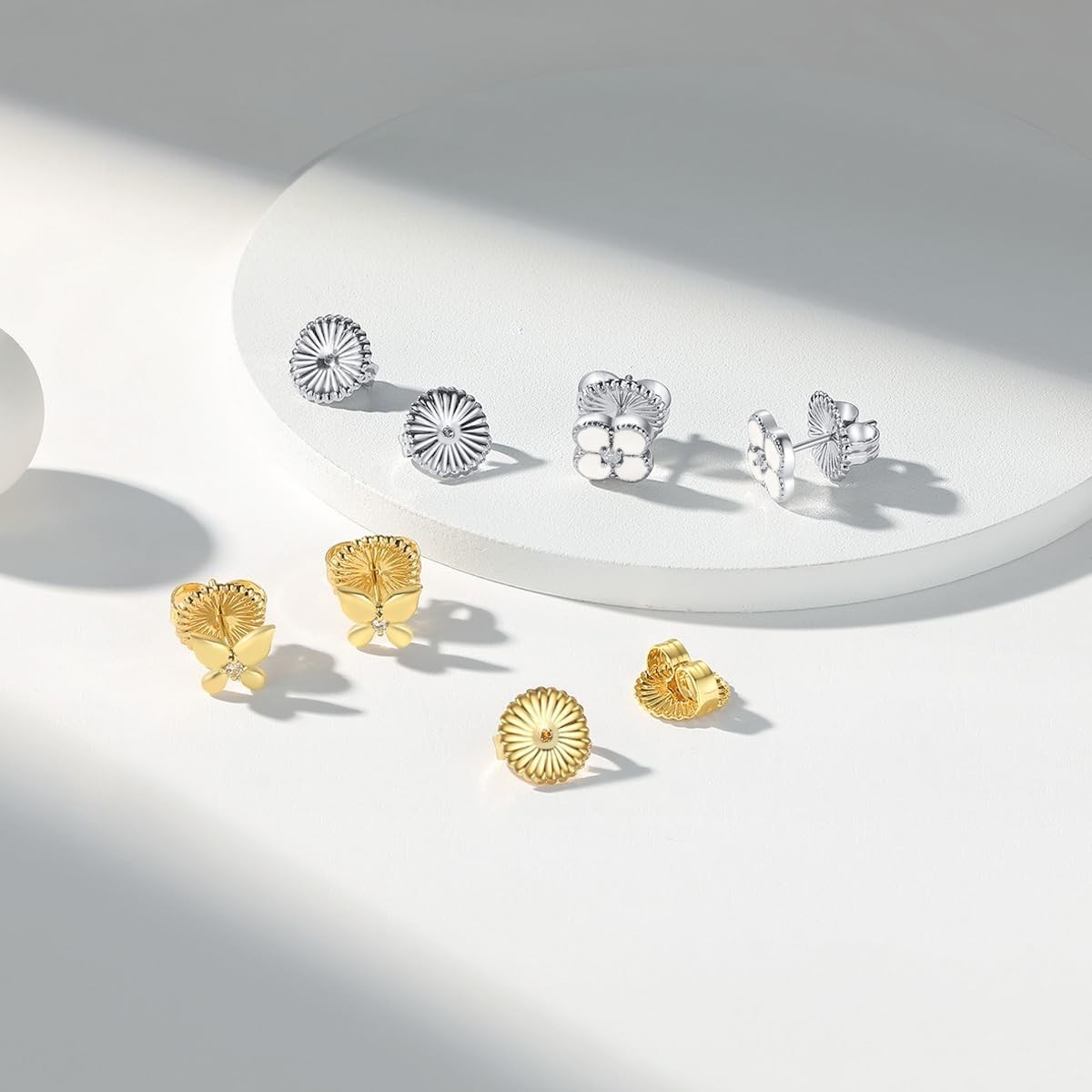 Large Earring Backs for Droopy Ears – Heavy Earring Supports & Lifters