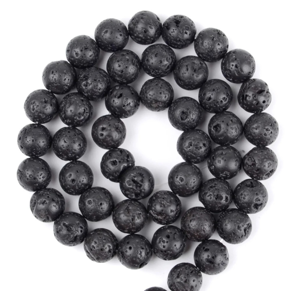 Natural Gemstone Round Spacer Loose Beads for Jewelry Making DIY 4mm-12mm