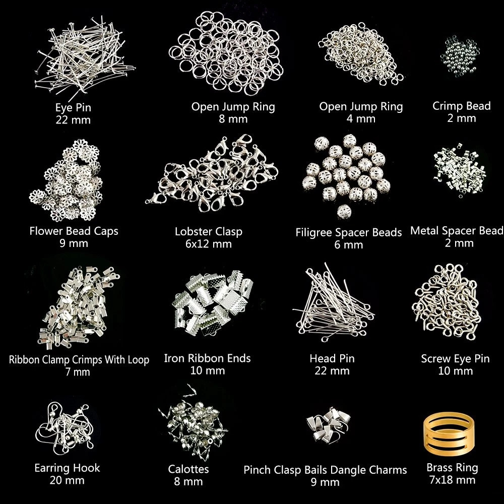 Jewelry Making Kit: Beading, Repair Tools & Findings Starter Set