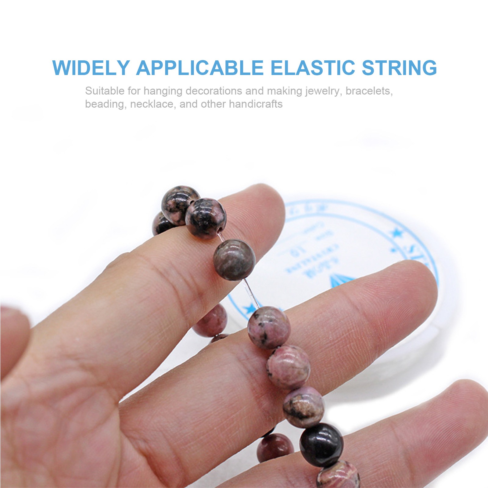 Durable Elastic Bracelet String For Handmade Jewelry Crafting Easy To Use