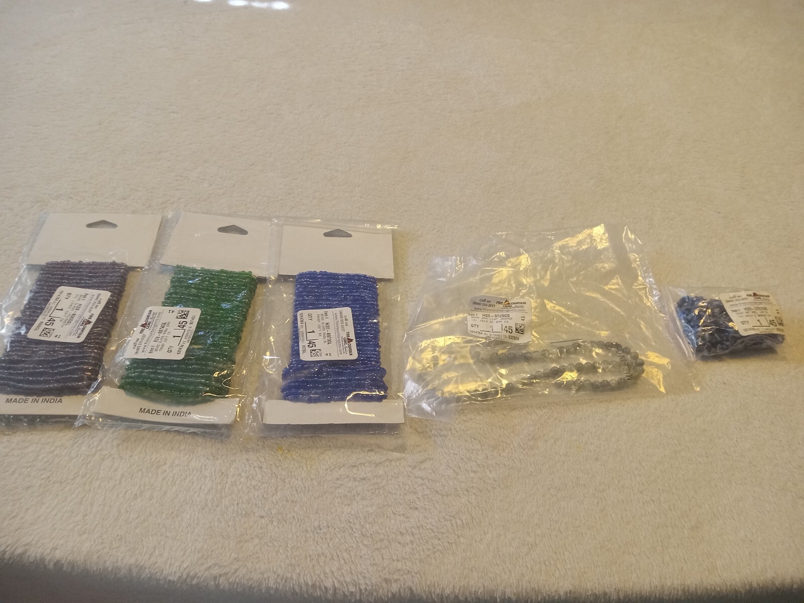Fire Mountain Gems Lot Of 5 Items