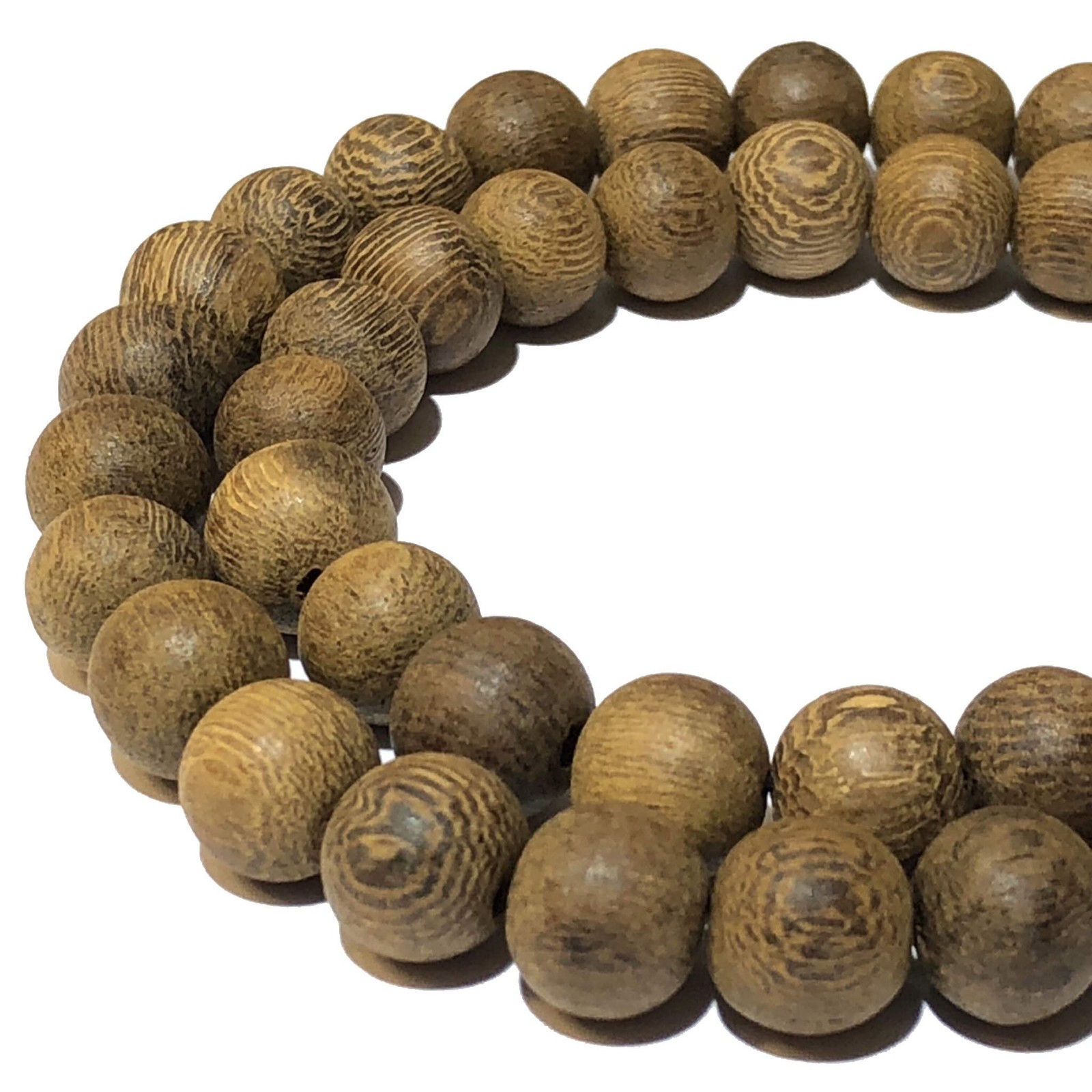 ABCGEMS (Essential-Oil-Diffuser) Rainforest Chocolate Robles Wood Beads – Mat…