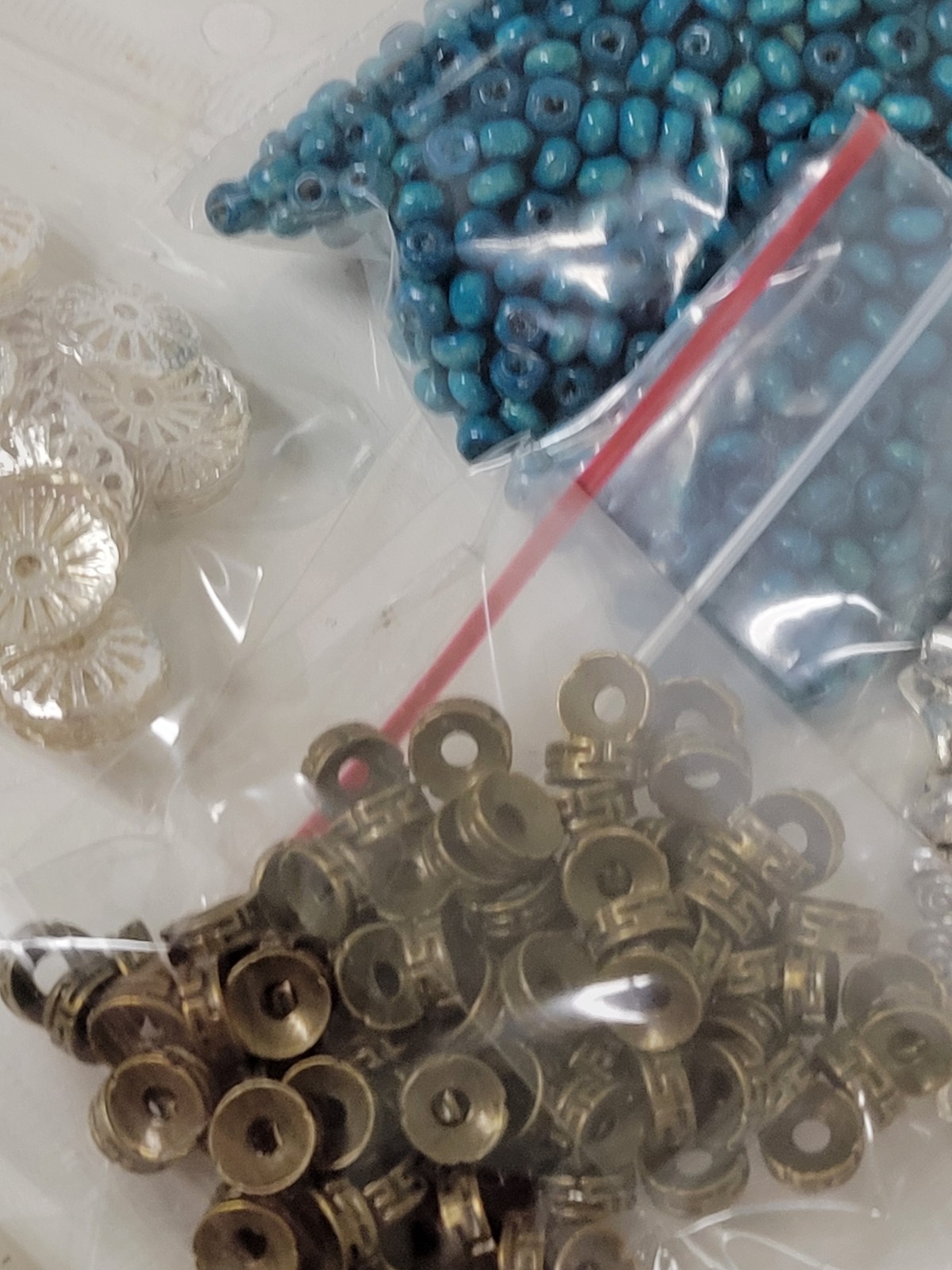 Bulk Lot Jewelry Making Supplies Necklace Earring Findings Beads Chain Wire
