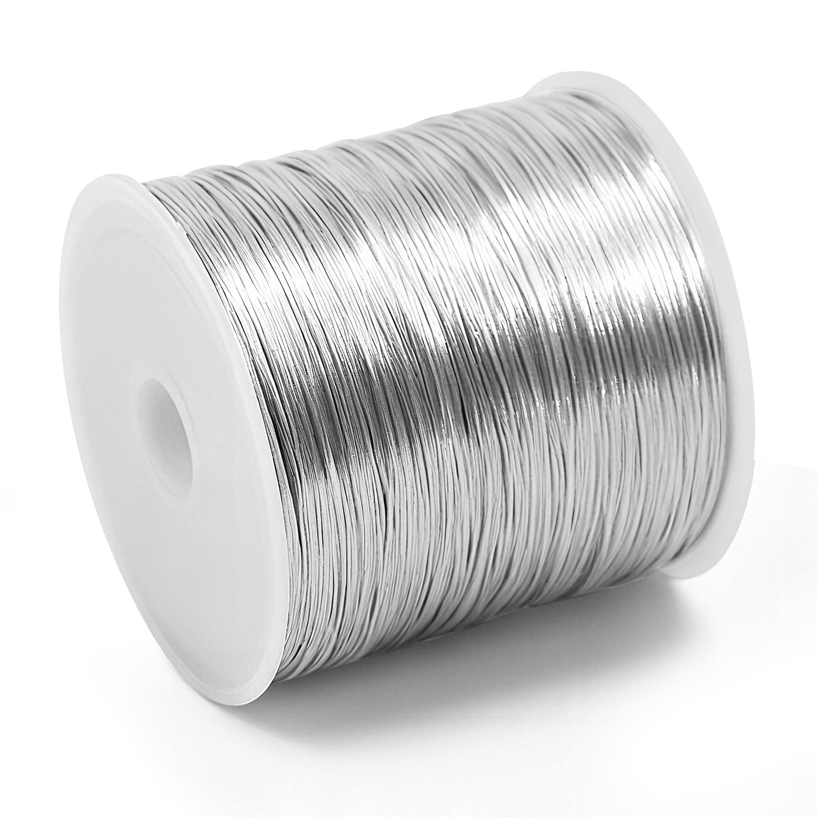 26 Gauge Wire for Jewelry Making – 328ft Tarnish 0.4 millimeters, Silver
