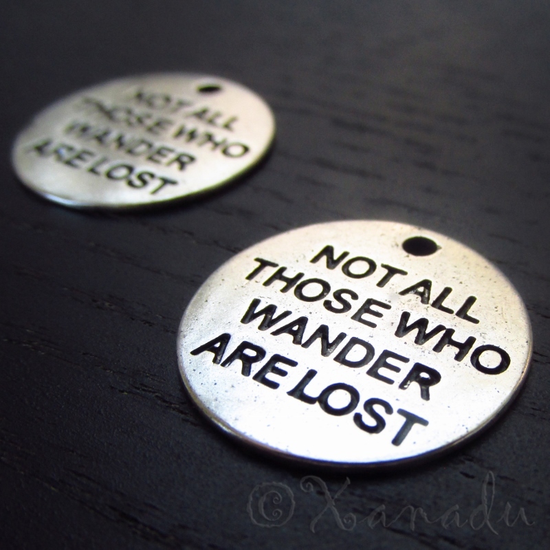Lord Of The Rings Charms Not All Those Who Wander Are Lost C0617 – 5, 10, 20PCs