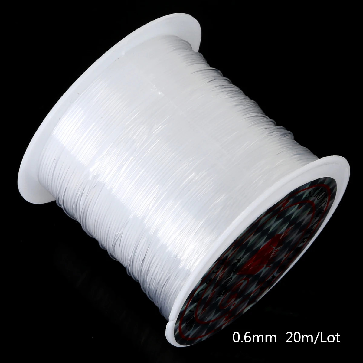 0.2-0.8Mm Clear Nylon Beading Line Non Elastic Invisible Jewelry String for DIY