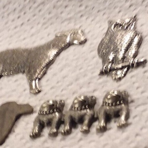 Jewelry Finding:9PCS Stampings and Cuts Silver Tone Findings 02-01-2025