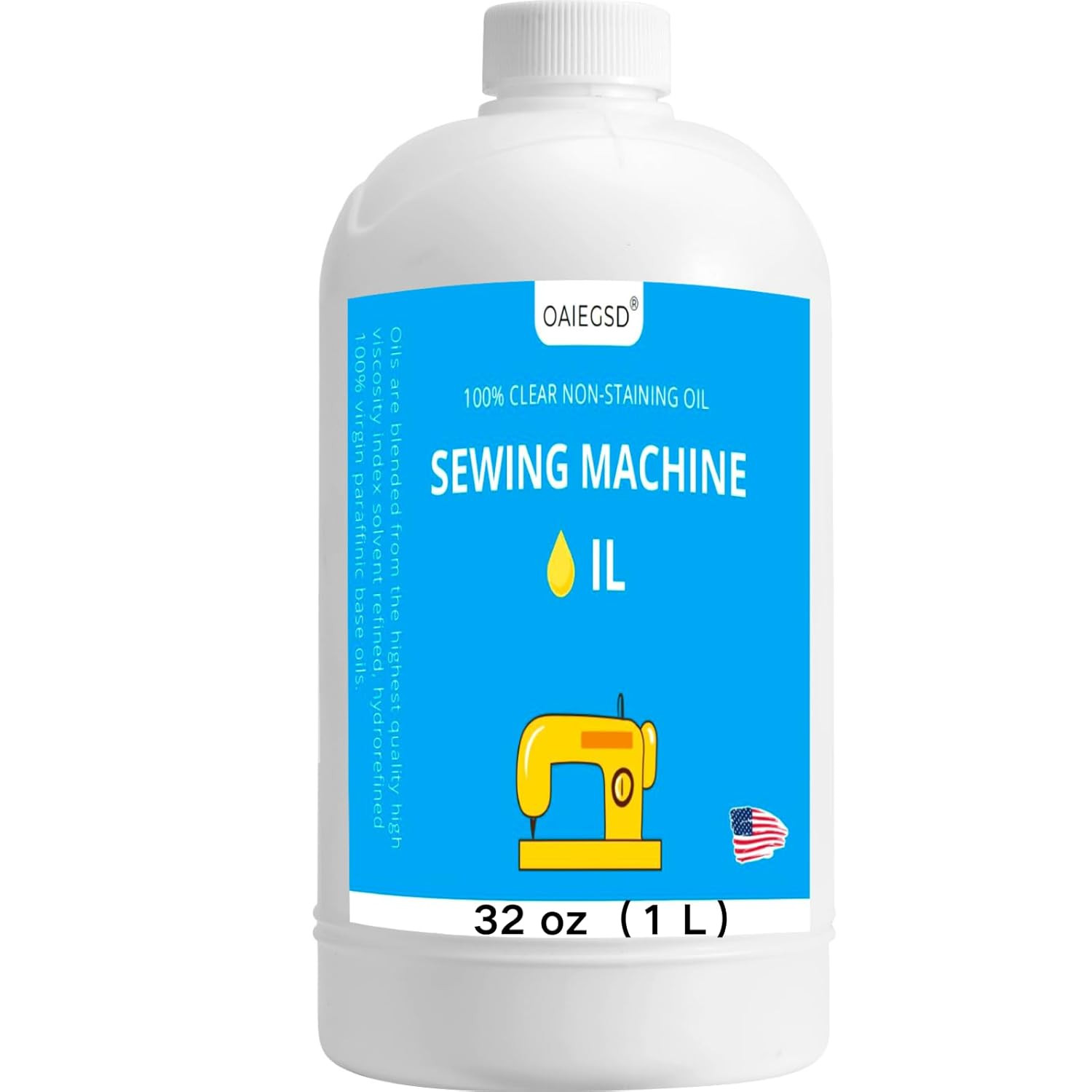 32 Oz Fine Light Sewing Machine Oil and Lubricant, Commercial & Industrial Miner