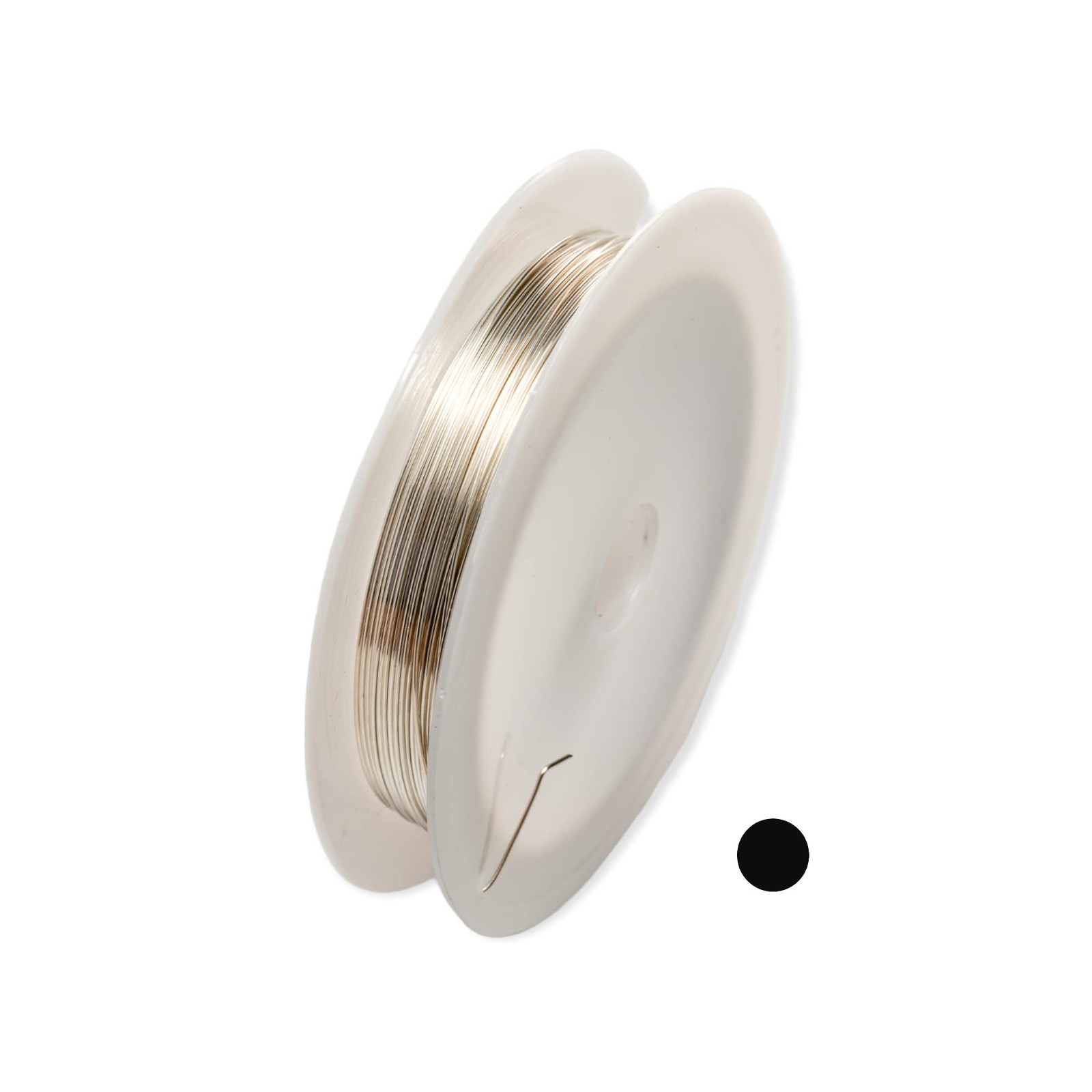 22 Gauge, 999 Fine Silver Wire Dead Soft Round Made in USA 25FT by CRAFT WIRE