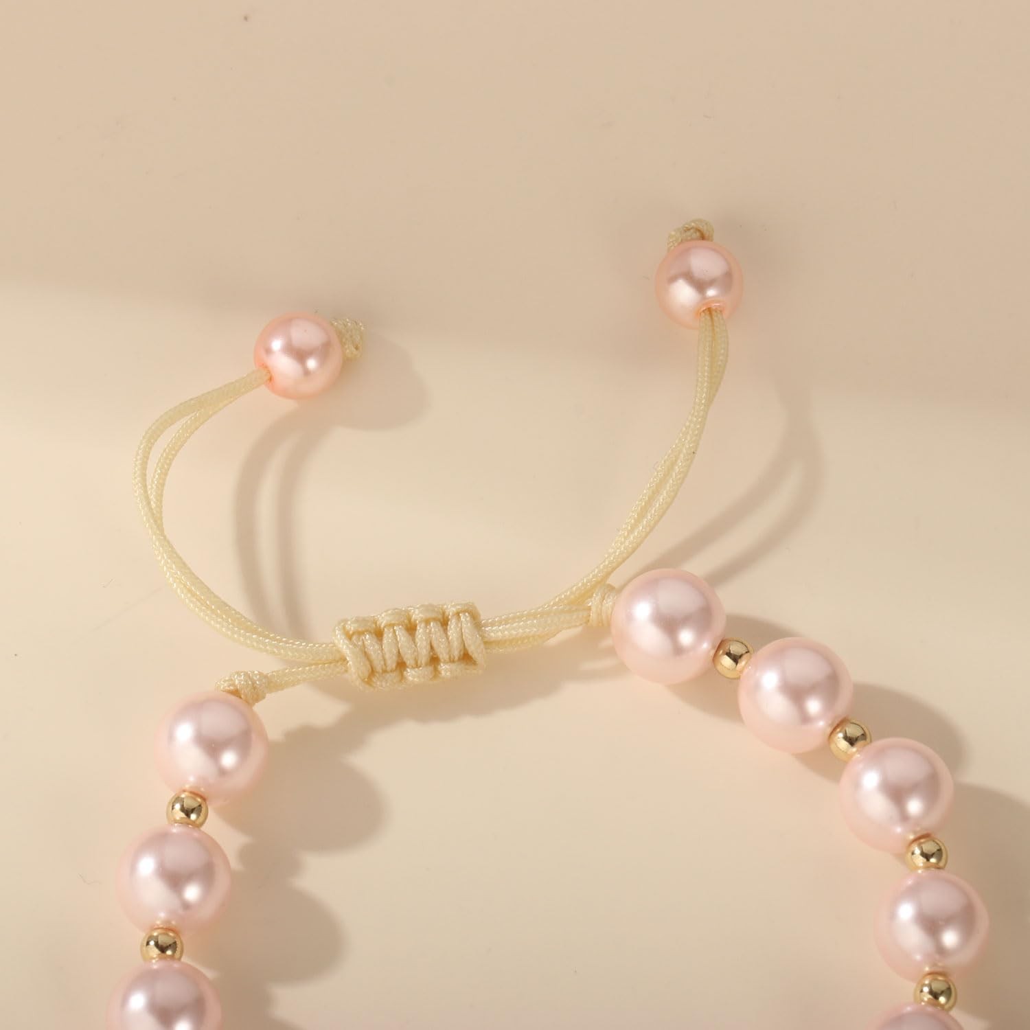 Flower Gal Proposal Gifts from Bride,Daisy Bracelet for Women Dainty Pearl Bead