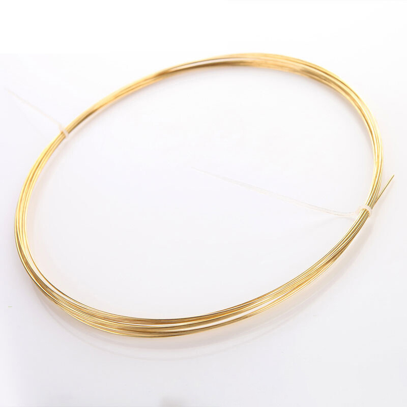 Round Solid Bare H62 Brass Wire For Craft Jewelry Making DIY Diameter 0.3mm-5mm