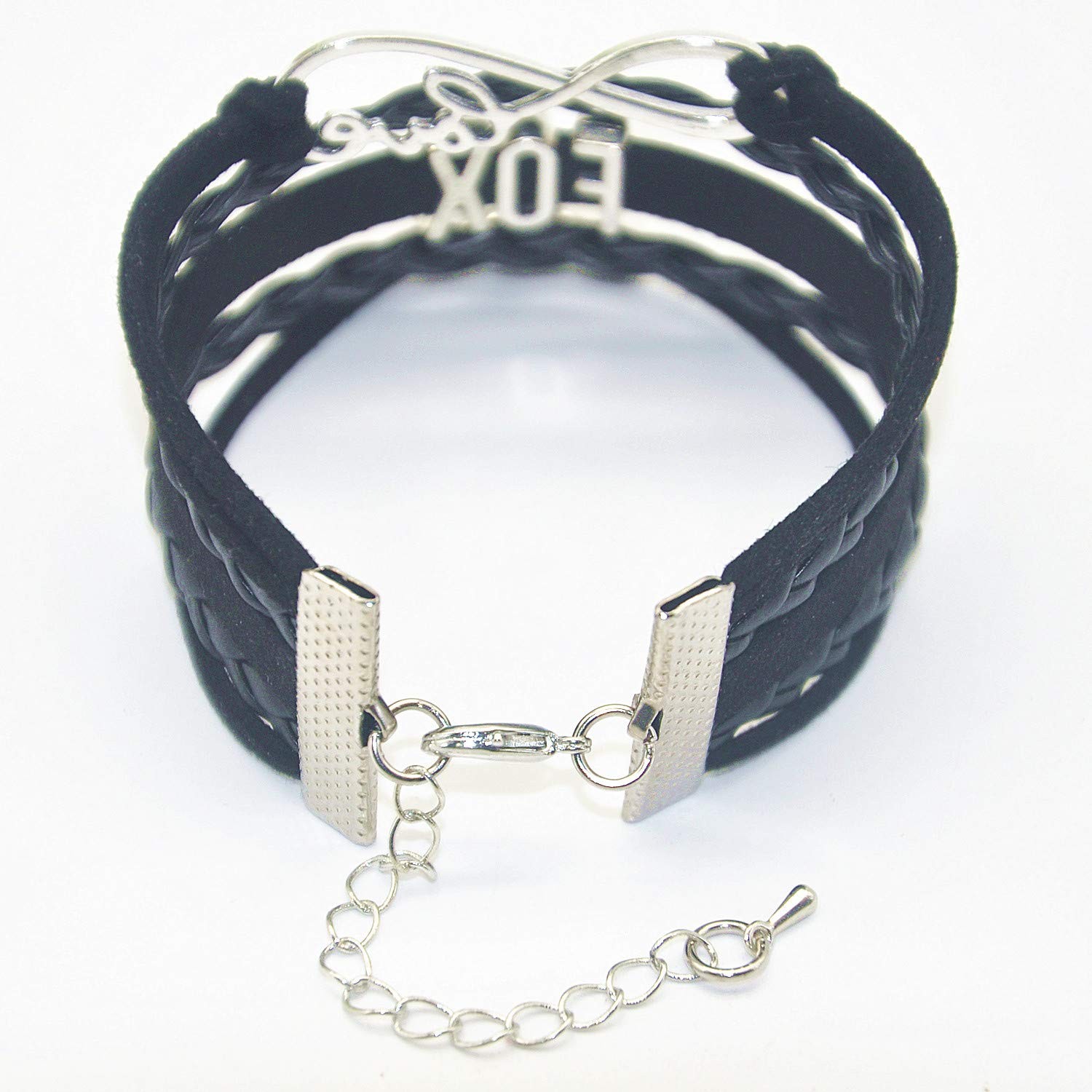 Fox Bracelet Infinity Love Charm Bracelet Gifts For Women, Men, Adult Fox L – 02