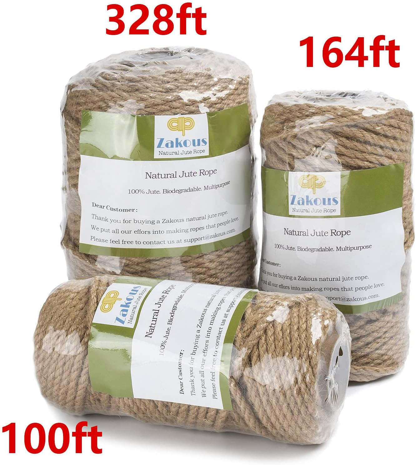100 Feet 5Mm Jute Twine, Heavy Duty Jute Rope, Natural Hemp Rope for DIY Arts Cr