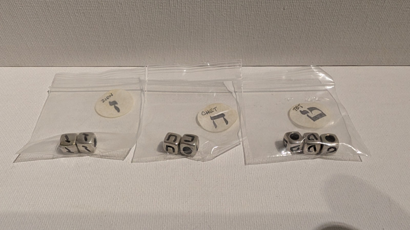 925 Sterling Silver Hebrew Alphabet Cube Beads 6mm Alef Bet Jewish Letter Charm
