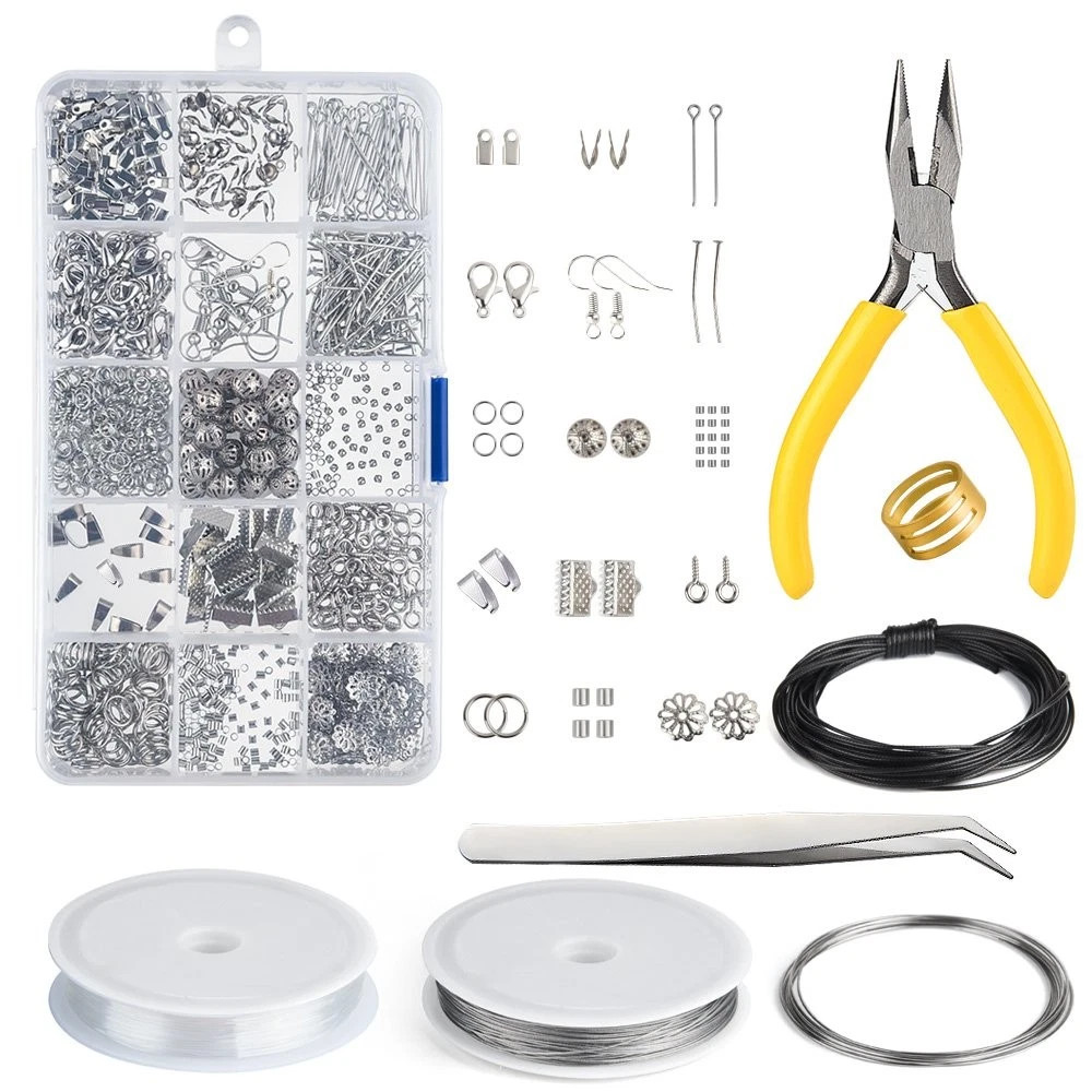 Jewelry Making Kit: Beading, Repair Tools & Findings Starter Set