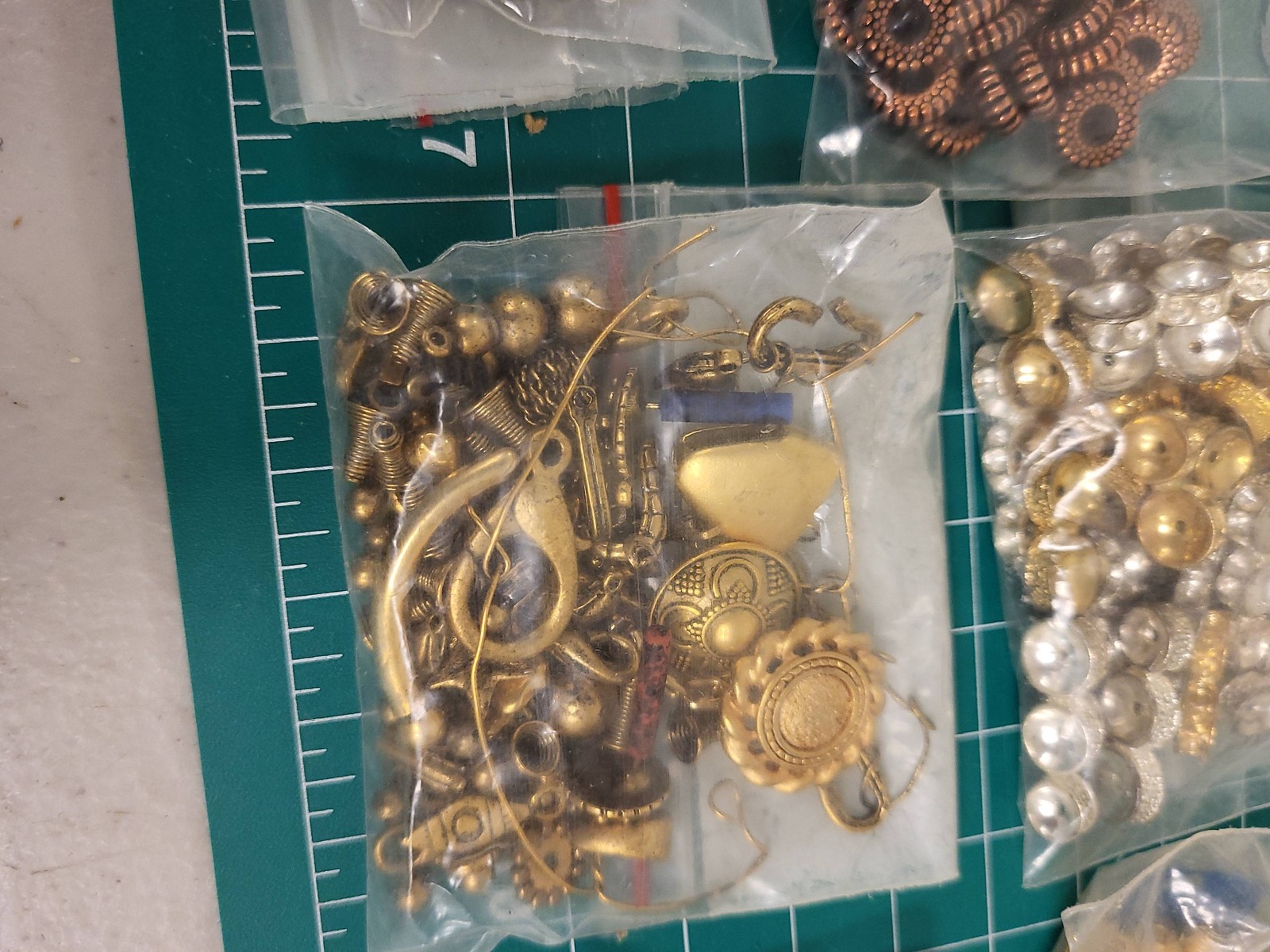 Vintage Jewelry Making Supplies Lot Beads Charms Findings Huge Assortment