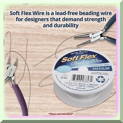 49 Strand Beading Wire, 0.19 Diameter, 100 Feet