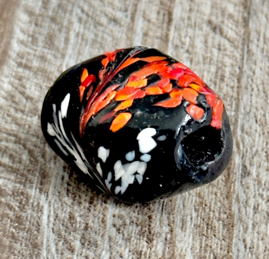 Artisan Handcrafted Glass Beads Multicolor Lot Imperfect