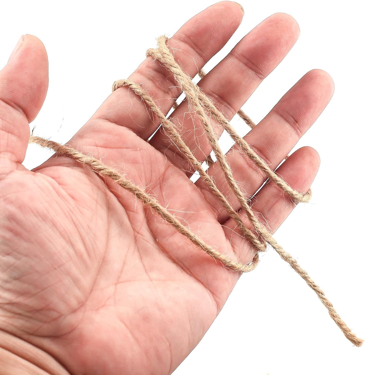 3mm Jute Rope, 656 Feet/200 m Jute Twine, Natural Hemp Rope, Heavy DutyJute …