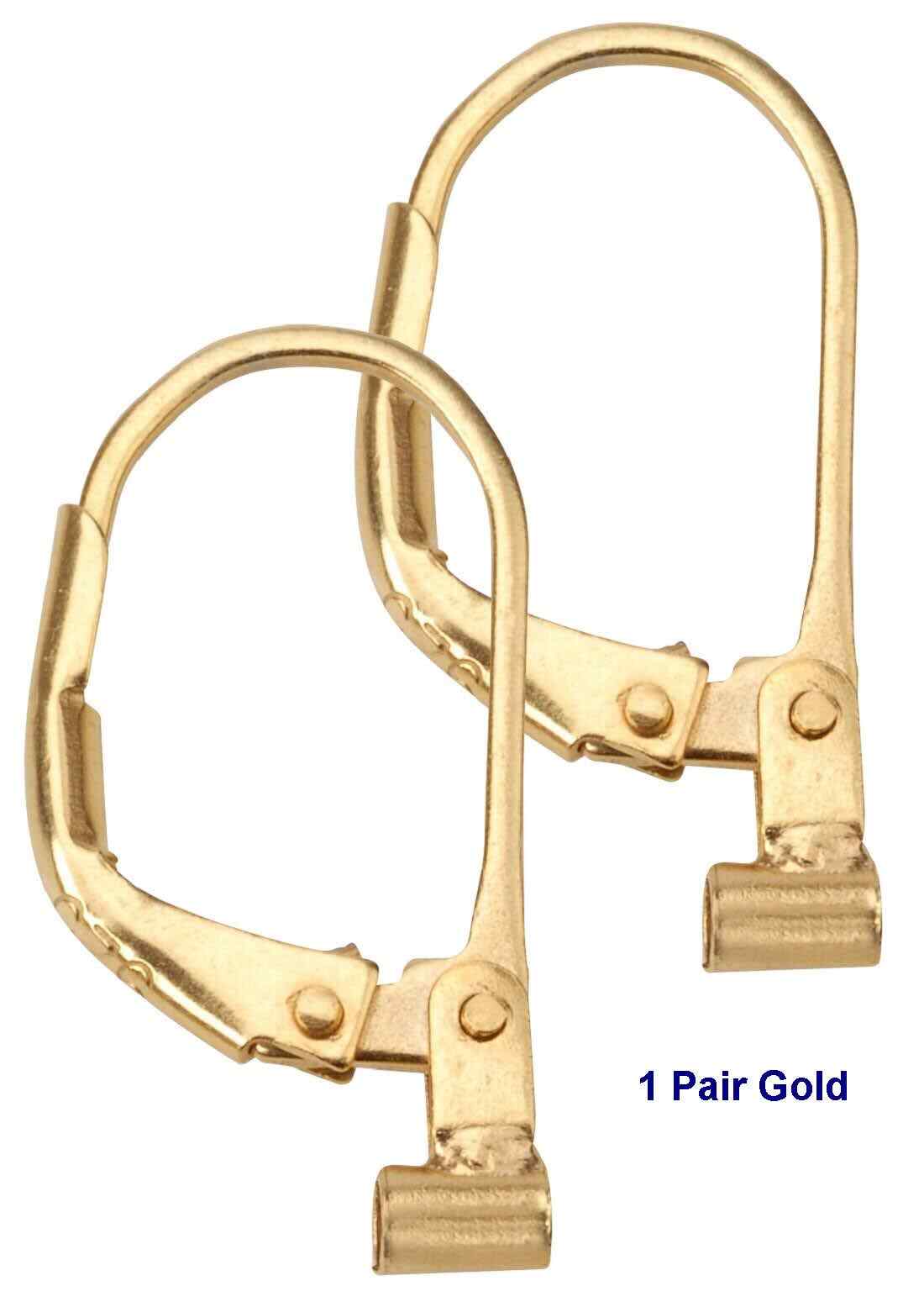 Earring Converter for pierced ears Converts Post earring to Lever-back Earrings