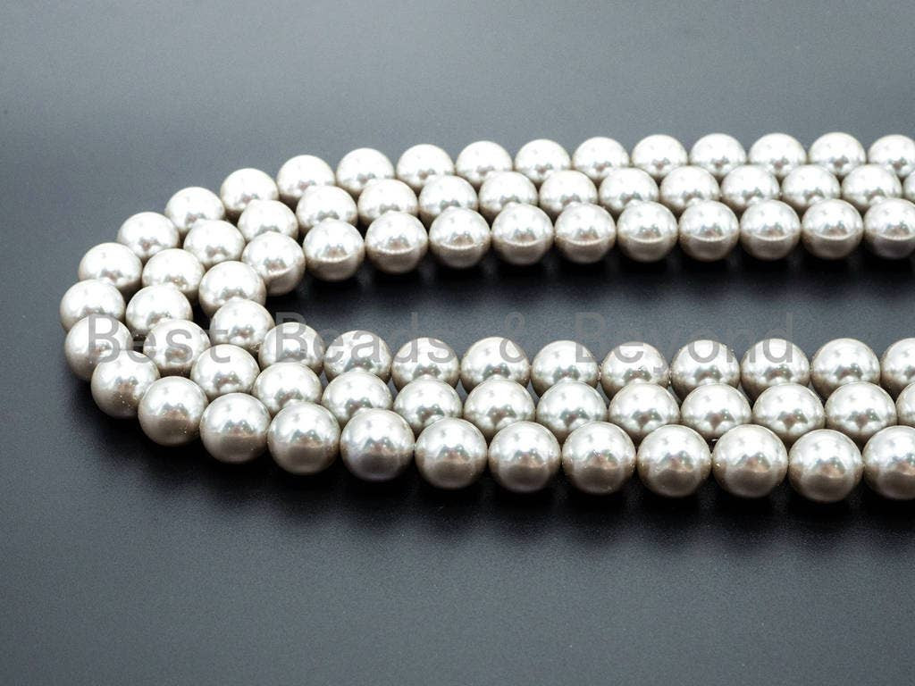 Bright Silver Hematite beads, 2/3/4/6/8/10/12mm Round Smooth