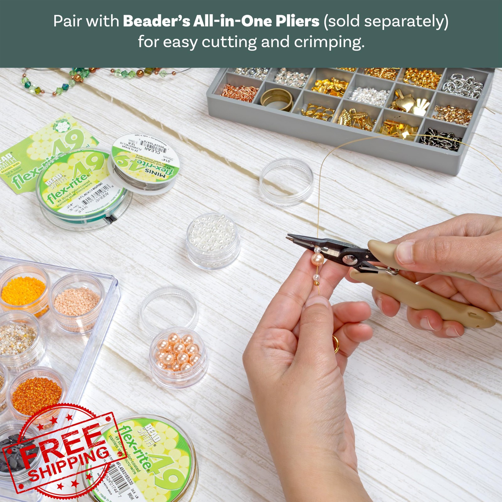 Beadsmith Beading Wire .024″ Clear 30ft