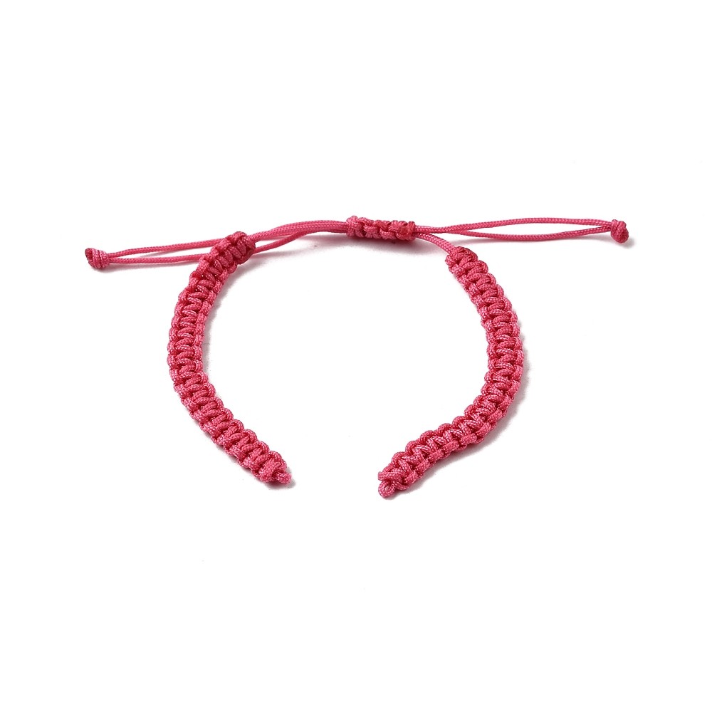 50pcs Multicolor Braided Nylon Twisted Cord Bracelet Making Chinese Knot Bangle
