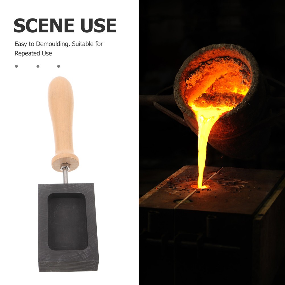 Diy Jewelry Making Mold: Graphite Paste Board And Wooden Handle Easy-To-Use