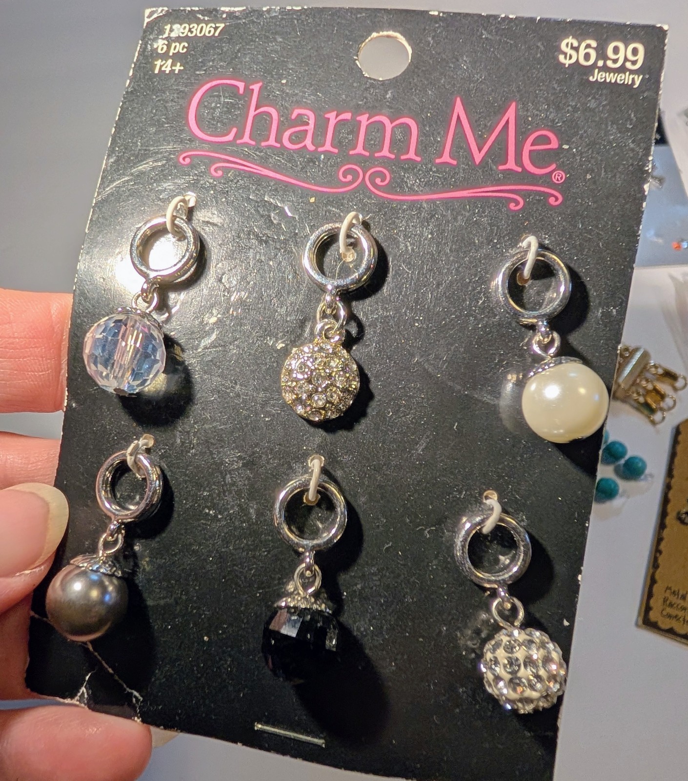 Modern Jewelry Making Crafters Lot Glass Beads Charms Clasps Leather Faux Pearls