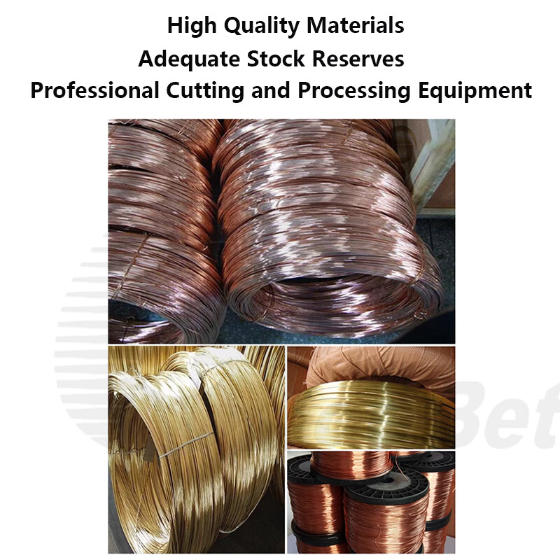 Pure Copper / Brass Round Wire (Bare) Dia 0.2mm-5mm Jewelry Craft Model Wirework