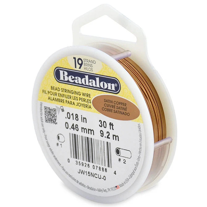 Beadalon 19 Strand Beading Wire: Flexible Stainless Steel Jewelry Wire