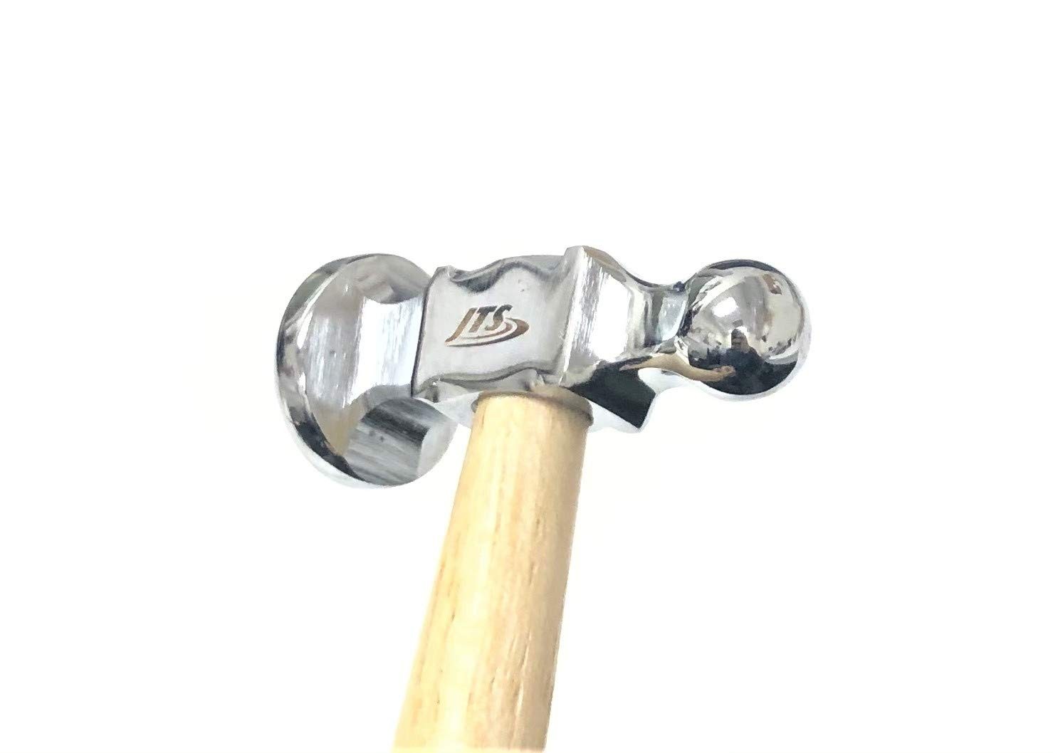 Chasing Hammer 1″ Full Domed Face Jewelry Crafts Metal Forming Metal, Wood