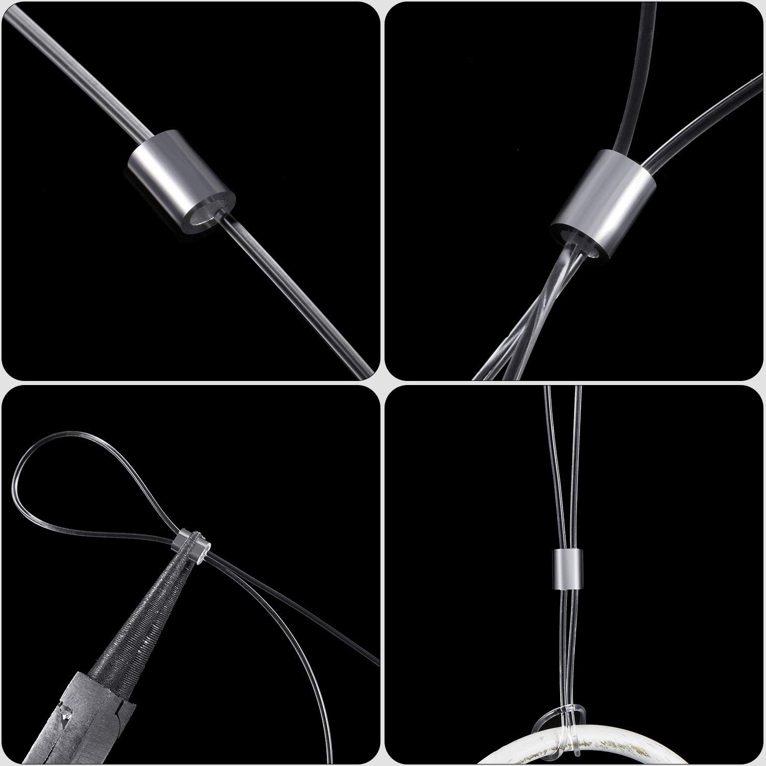 Strong Clear Nylon Wire Invisible Hanging Wire for Hanging Craft Christmas Decor